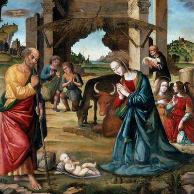 Anbetung der Hirten von Domenico Ghirlandaio